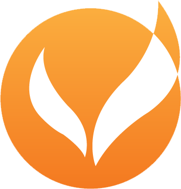 Orange blended logo