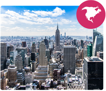 A view of New York skyline