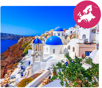 A coastal European town